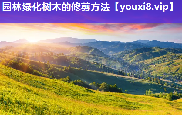园林绿化树木的修剪方法