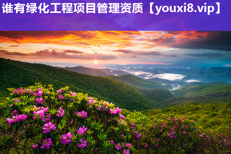 谁有绿化工程项目管理资质